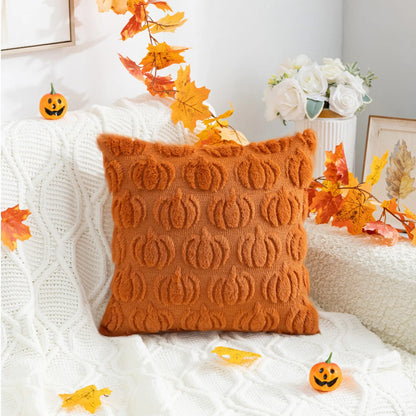Pumpkin Whispers Plush Cushion Cover Pillowcase – Ethnika-Time
