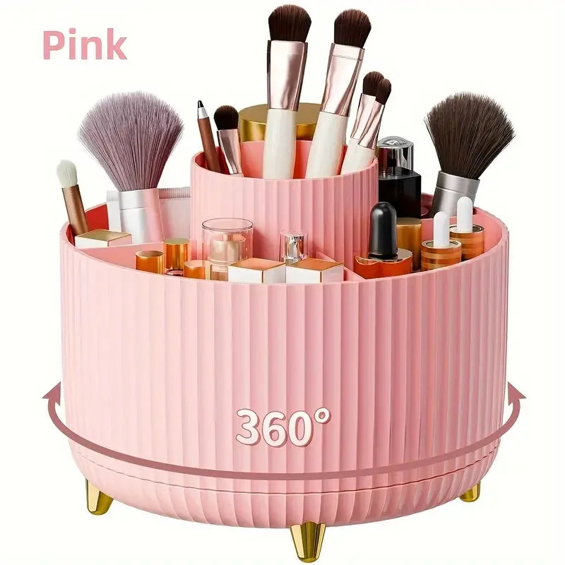 360° Rotating Makeup Brush Holder - Ethnika-Time