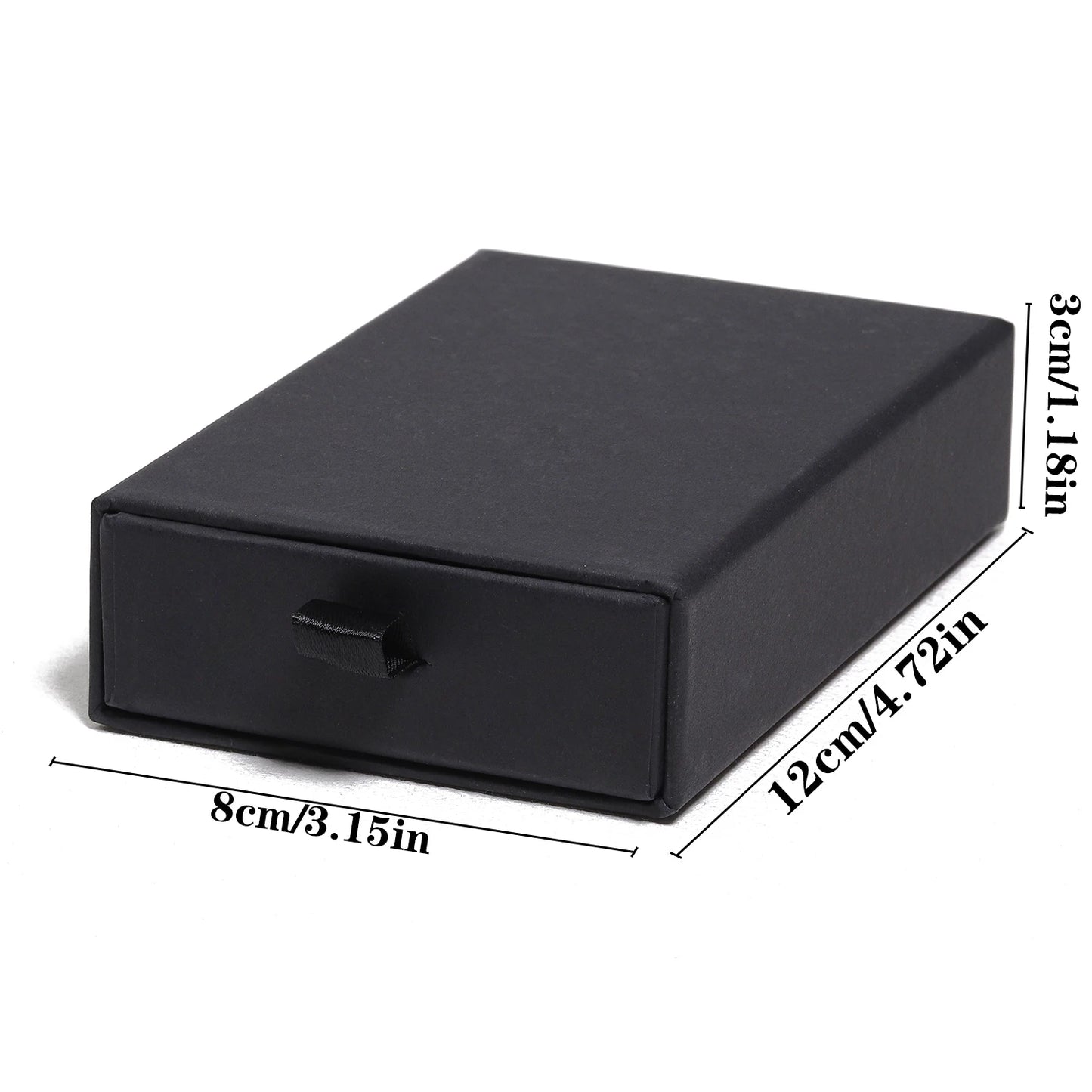 Private Jewelry & Rings Black Drawer Box - Ethnika-Time