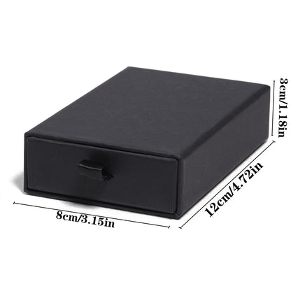 Private Jewelry & Rings Black Drawer Box - Ethnika-Time
