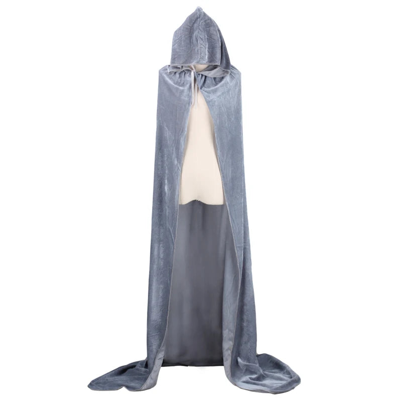 Scary Hooded Sorcerer Cloak Halloween Costume - Ethnika-Time
