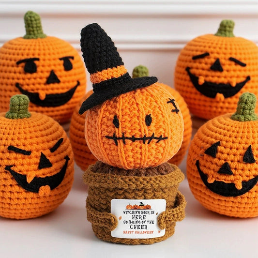 Pumpkin Pals Crochet Halloween Autumn Thanksgiving - Ethnika-Time