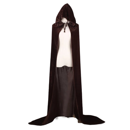 Scary Hooded Sorcerer Cloak Halloween Costume - Ethnika-Time