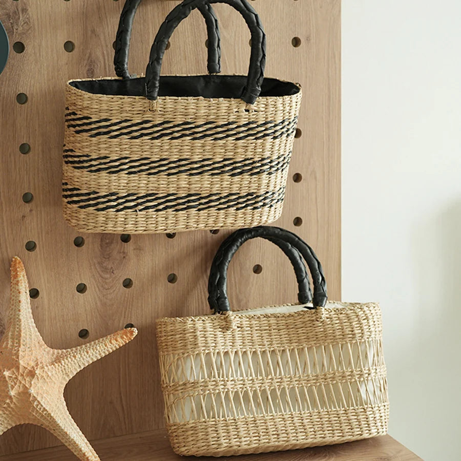 Summer Beach Rattan Handbag - Ethnika-Time