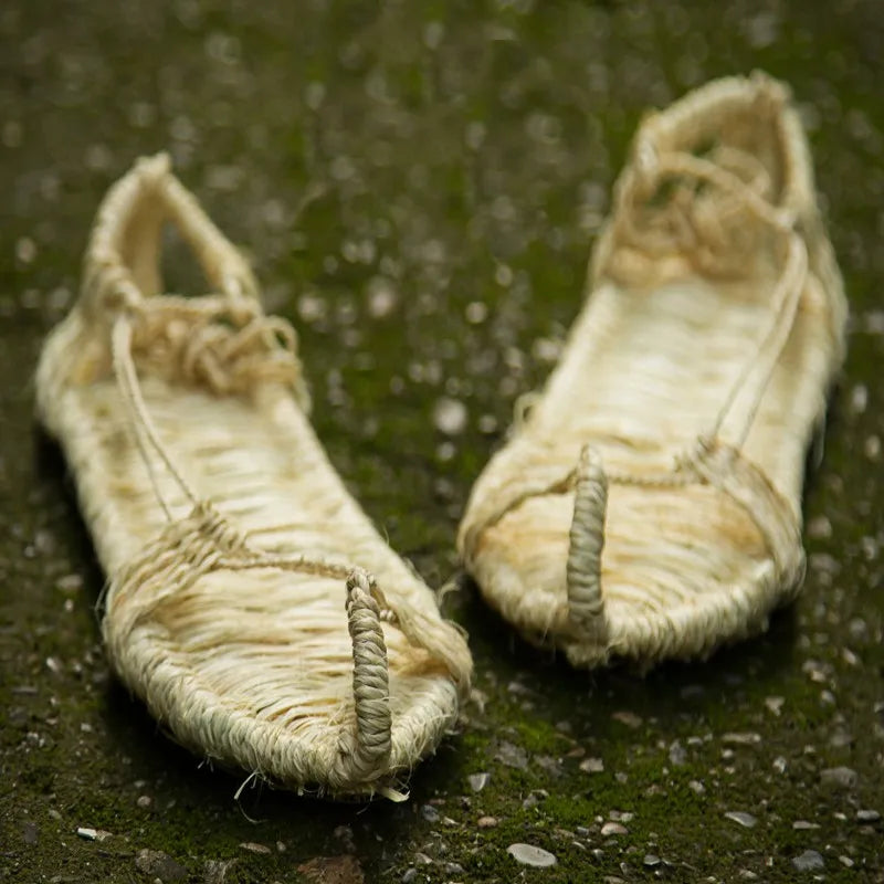 Waraji Japanese Straw Sandals - Ethnika-Time