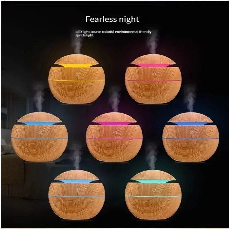 Aroma Haven Wooden Essential Aroma Oil Diffuser - Ethnika-Time
