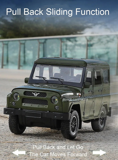 Russian Vehicle UAZ Hunter 1:18 Scale Diecast Model - Ethnika-Time