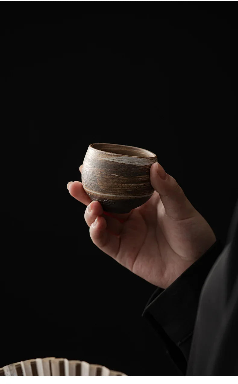 Stone Whisper Japanese Tea Cup - Ethnika-Time