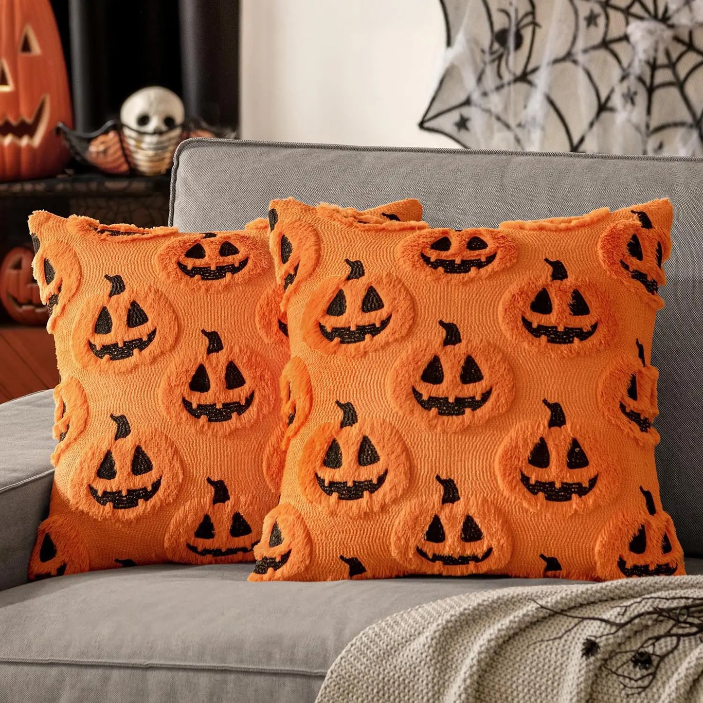 Spooky Cushion Pillowcase Halloween- Ethnika-Time