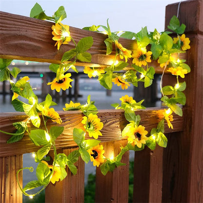 Fairy Leaf String Lights Autumn Christmas Decoration - Ethnika-Time