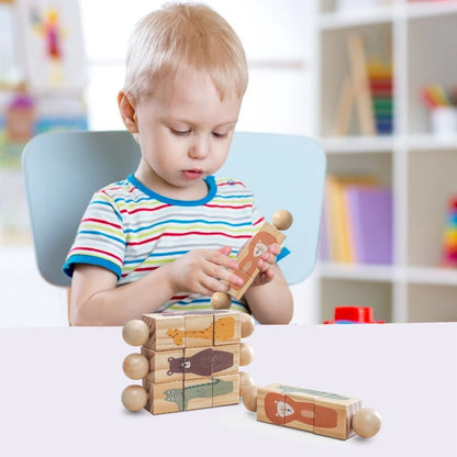 Funnywoody Cubes Baby Learning Toy - Ethnika-Time