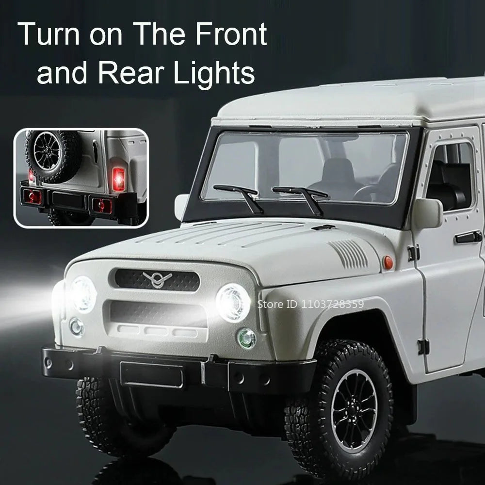 Russian Vehicle UAZ Hunter 1:18 Scale Diecast Model - Ethnika-Time