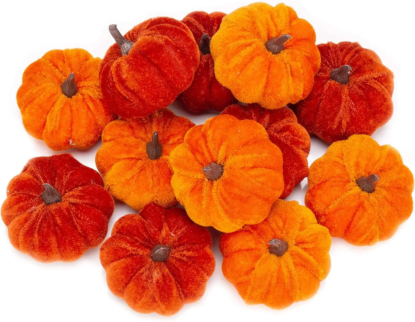 Velvet Pumpkin Set Halloween Autumn Thanksgiving - Ethnika-Time