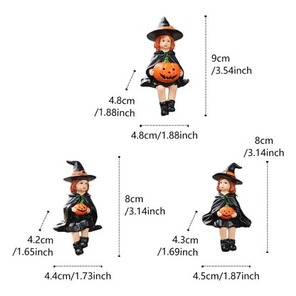 Pumpkin Charm Witch Trio Halloween - Ethnika-Time