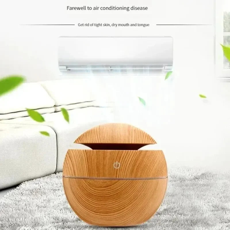 Aroma Haven Wooden Essential Aroma Oil Diffuser - Ethnika-Time