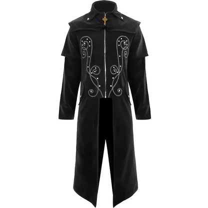 Ravenlord Medieval Gothic Coat Halloween - Ethnika-Time