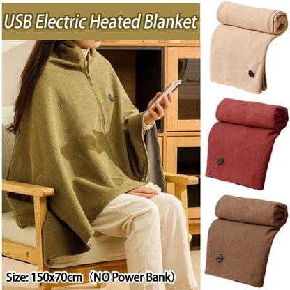 Cozy Heat Shawl Wearable USB Blanket - Ethnika-Time