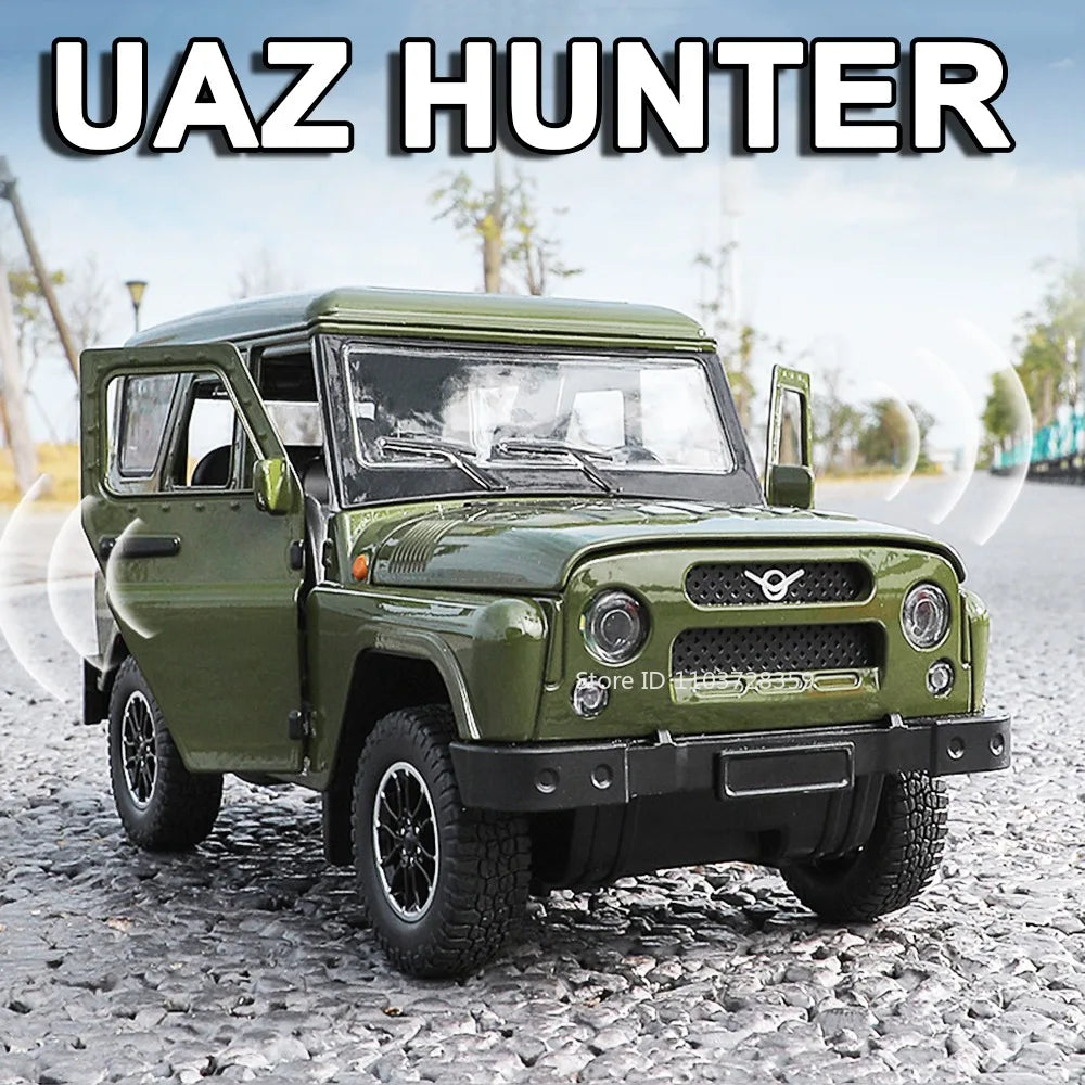 Russian Vehicle UAZ Hunter 1:18 Scale Diecast Model - Ethnika-Time