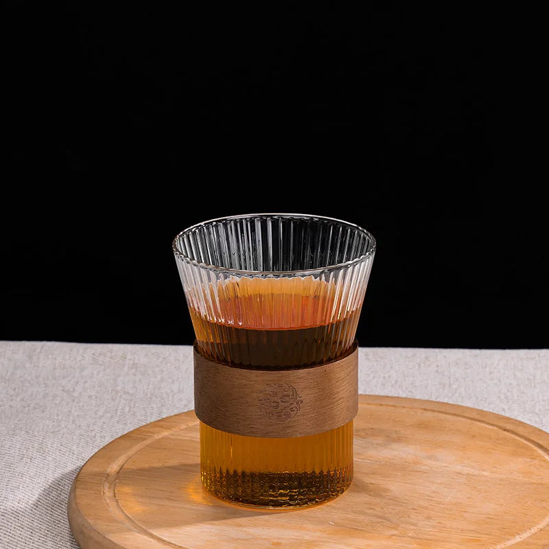 Japanese Glass-Walnut Coffee Mug  - Ethnika-Time
