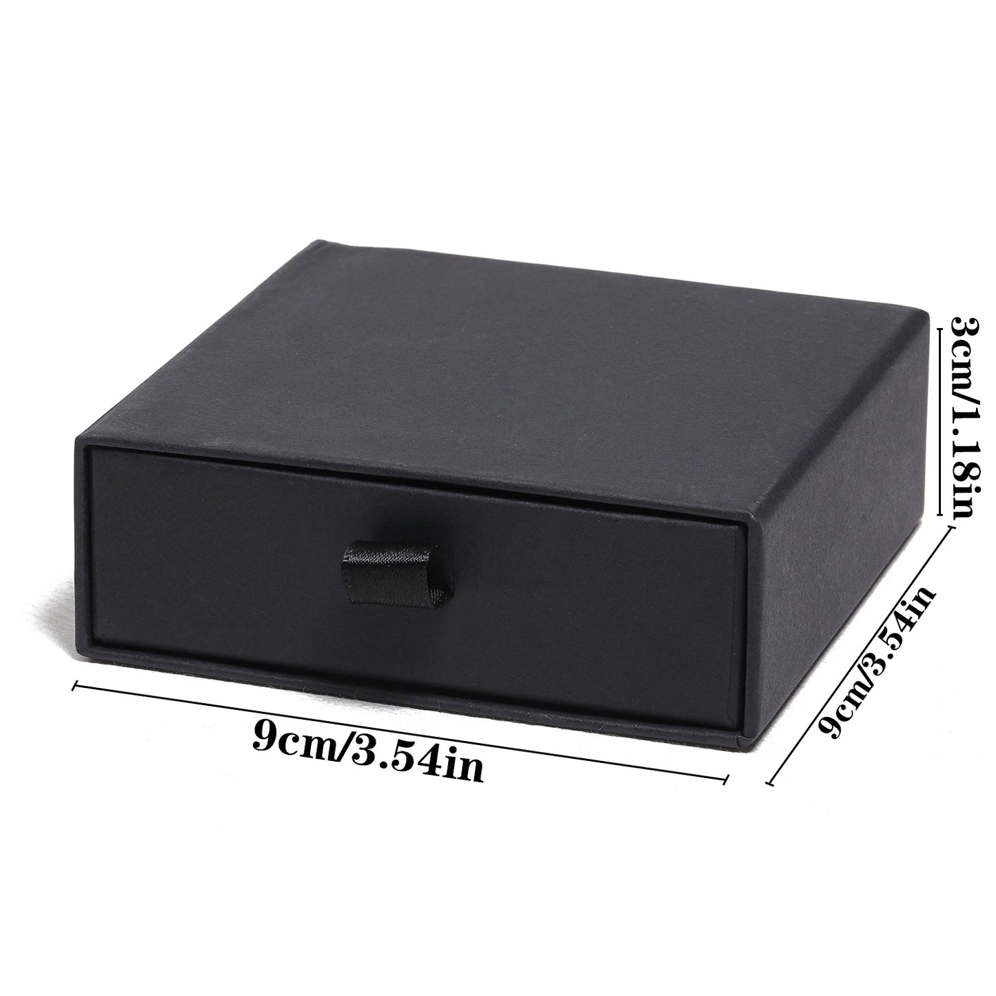Private Jewelry & Rings Black Drawer Box - Ethnika-Time