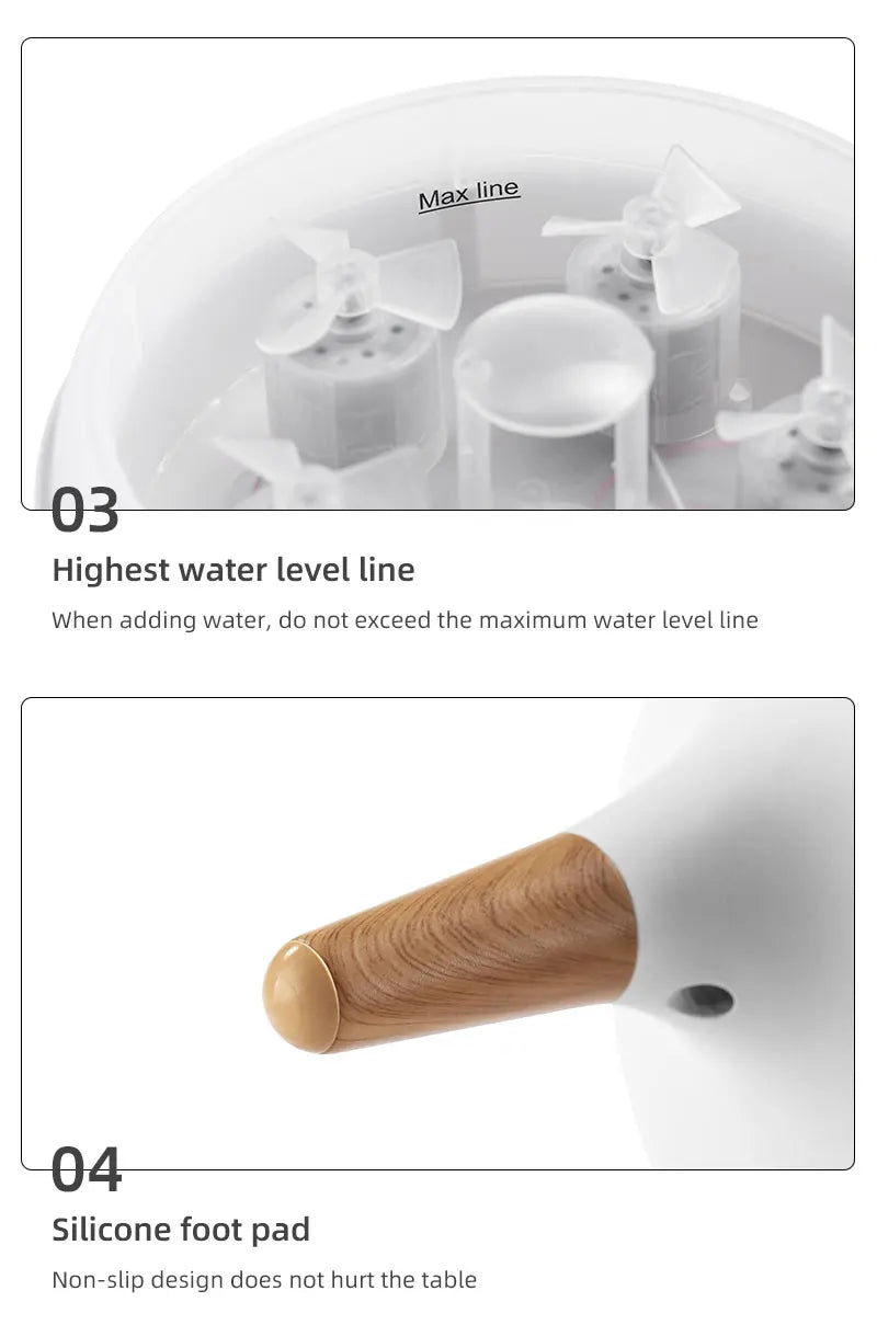 Aqua Muse Dynamic Jellyfish Air Humidifier - Ethnika-Time