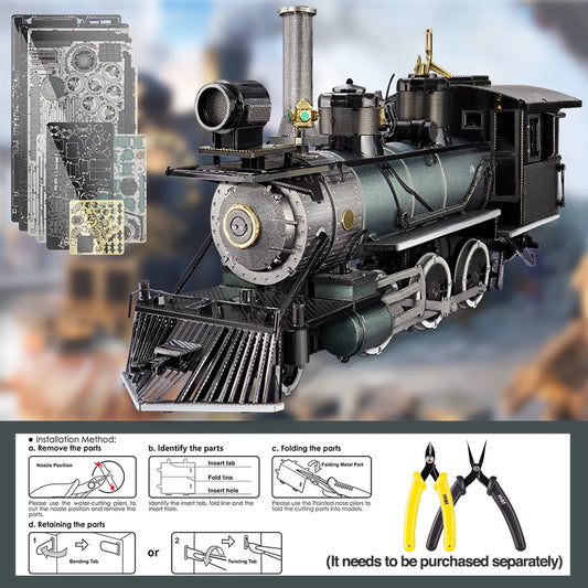 1860's Mogul 260 Locomotive Model - Ethnika-Time