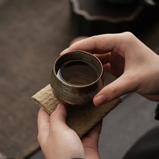 Stone Whisper Japanese Tea Cup - Ethnika-Time