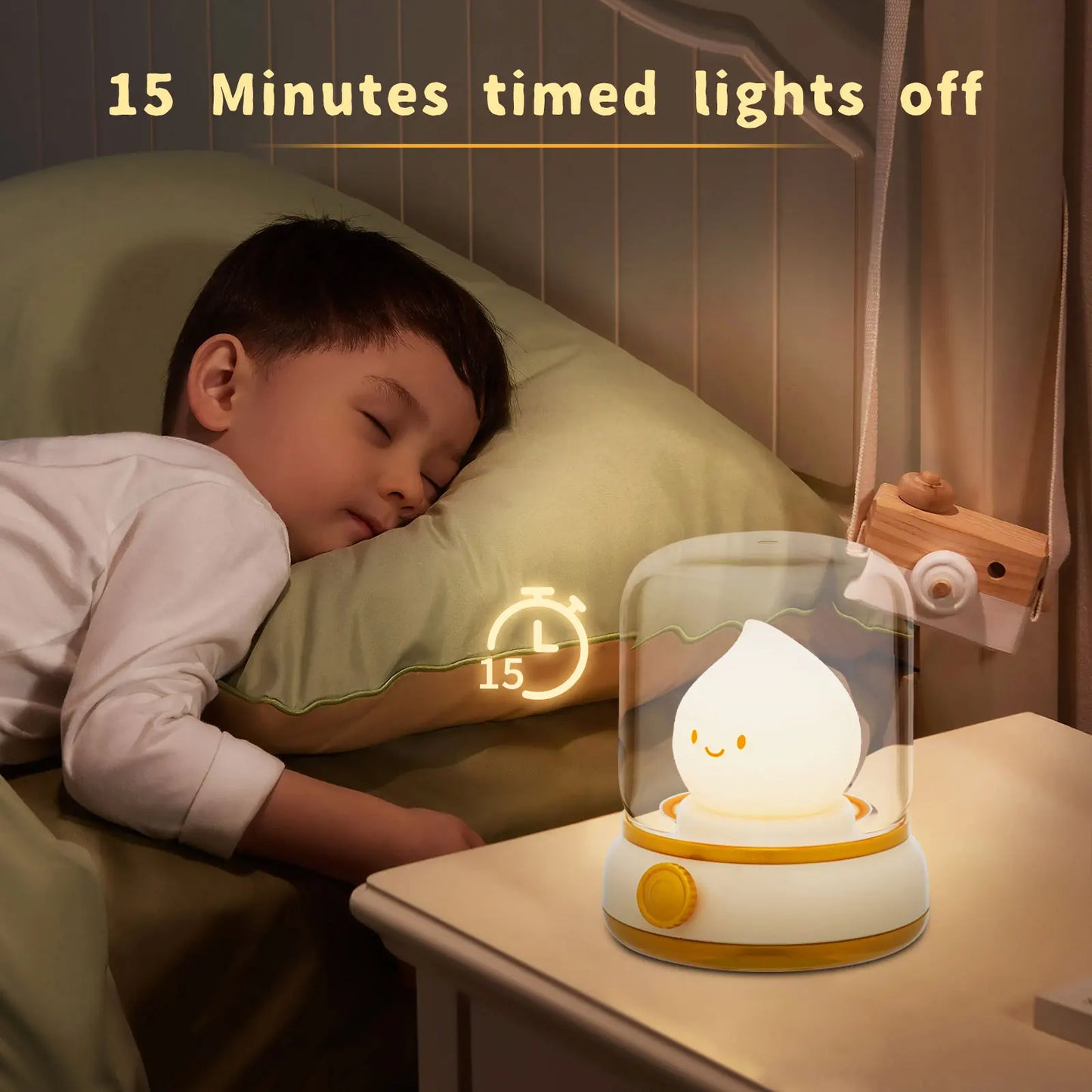 Ghost Flame Dimmable Lamp Halloween - Ethnika-Time
