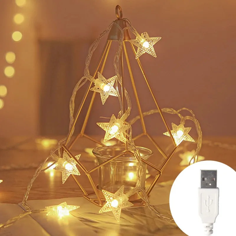 Fairy Chain String Lights Christmas Garden Decoration - Ethnika-Time