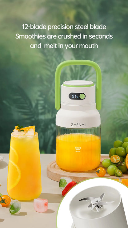 Zhenmi Portable Rechargeable Juicer - Ethnika-Time