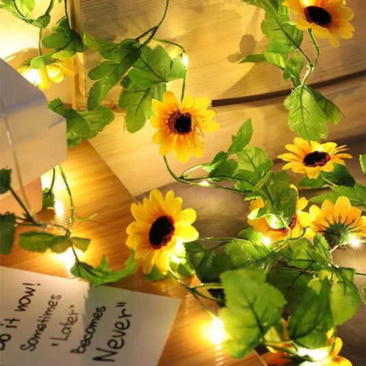 Fairy Leaf String Lights Autumn Christmas Decoration - Ethnika-Time
