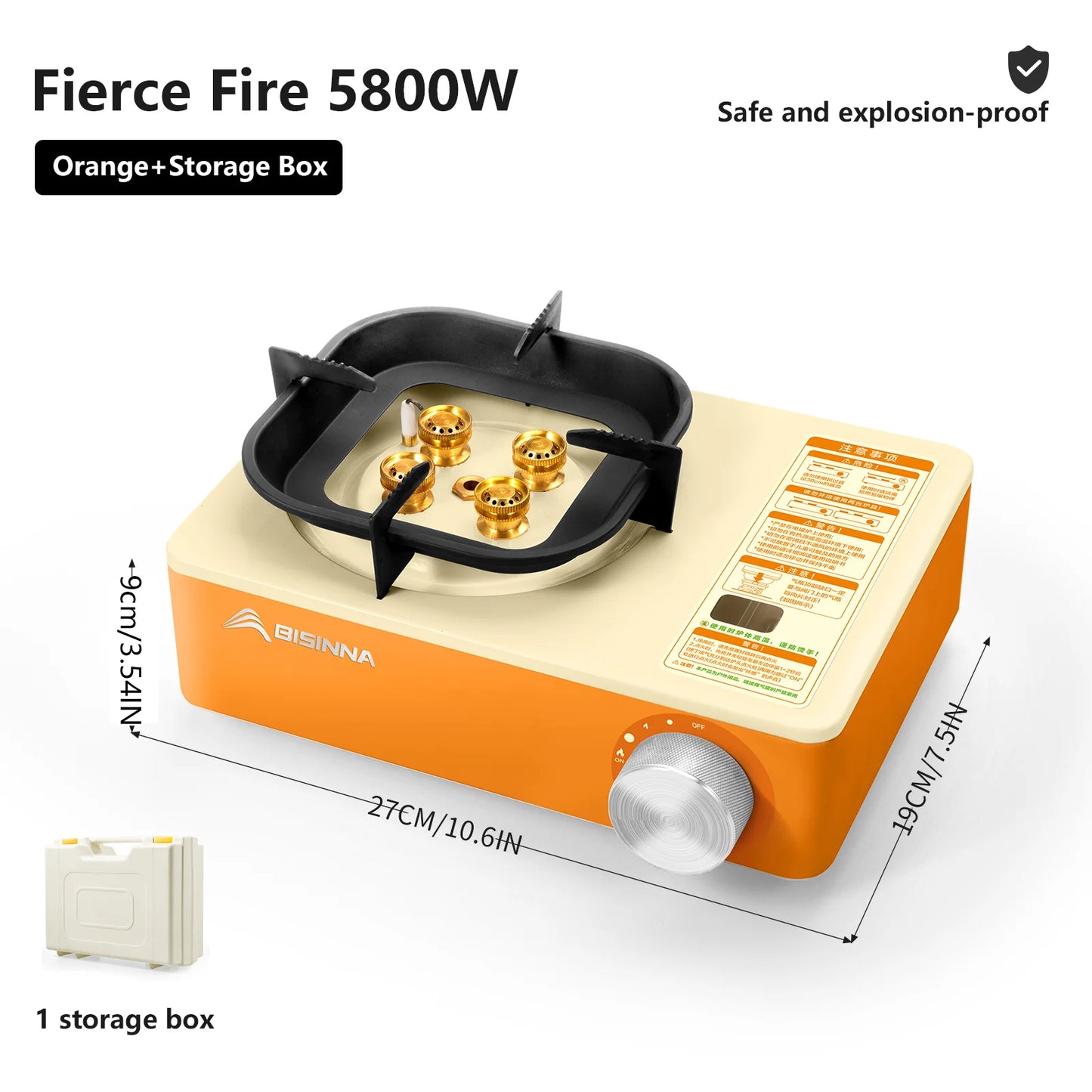 Powerful Portable Camping Gas Stove - Ethnika-Time