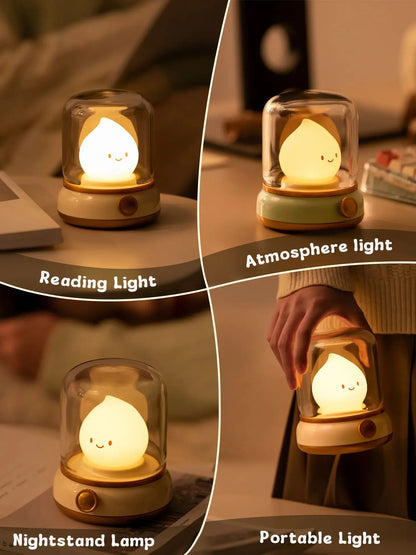 Ghost Flame Dimmable Lamp Halloween - Ethnika-Time