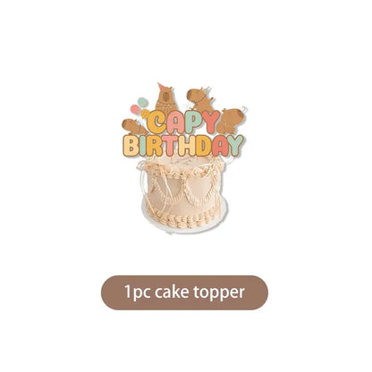 Capybara Birthday Set - Ethnika-Time