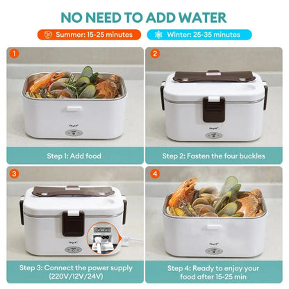 Hot Mate Pro LunchBox - Portable Electric Lunch Box - Ethnika-Time