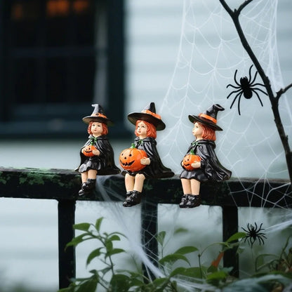Pumpkin Charm Witch Trio Halloween - Ethnika-Time
