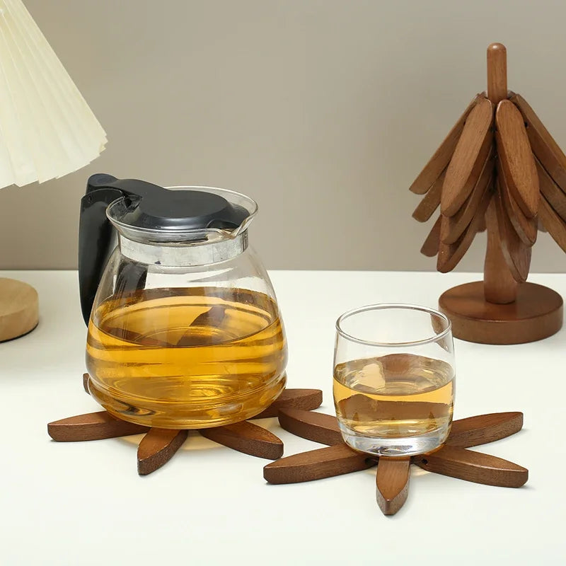 Magic Tree Bamboo Coasters Autumn Christmas - Ethnika-Time