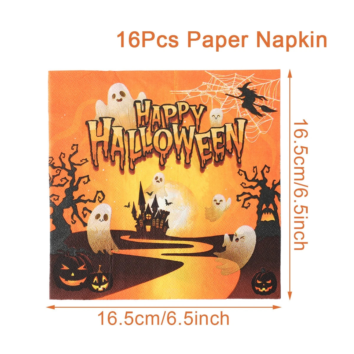 Pumpkin & Ghost Party Pack Halloween Disposable Tableware