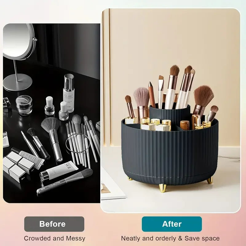 360° Rotating Makeup Brush Holder - Ethnika-Time