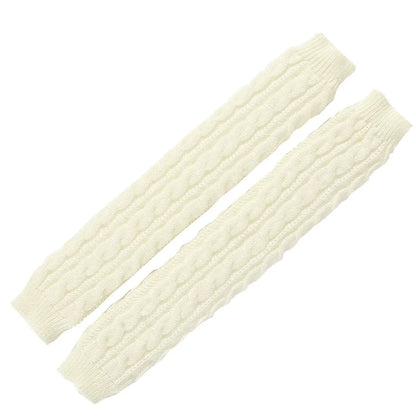 Winter Charm Long Woolen Fingerless Gloves - Ethnika-Time