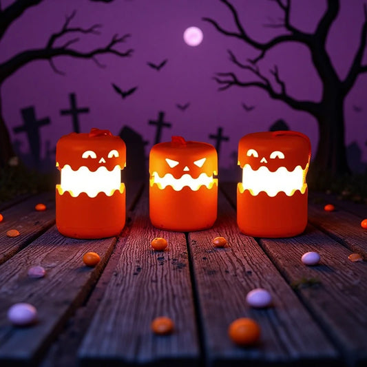 Pumpkin Buddy Light Foldable Lantern - Ethnika-Time