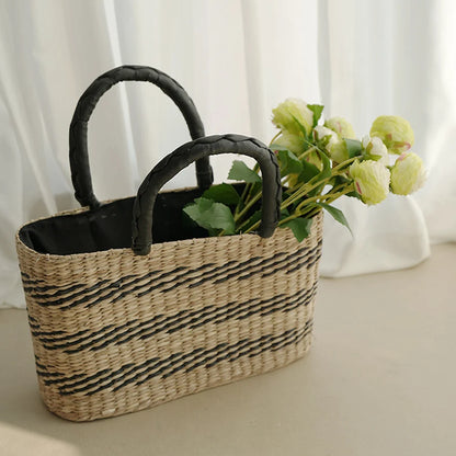 Summer Beach Rattan Handbag - Ethnika-Time