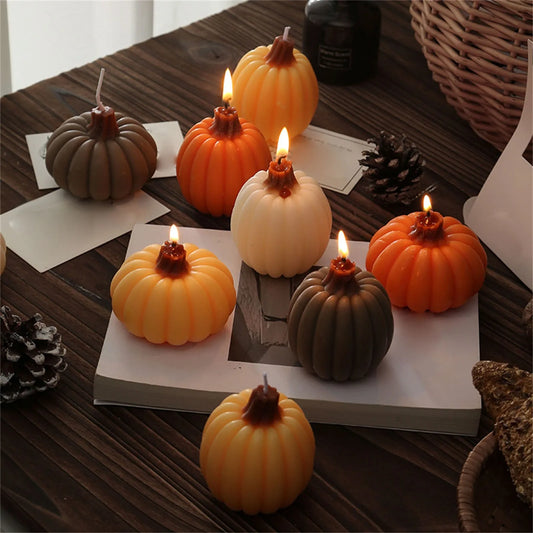 Pumpking Flow Essence Candle Halloween Autumn Thanksgiving - Ethnika-Time