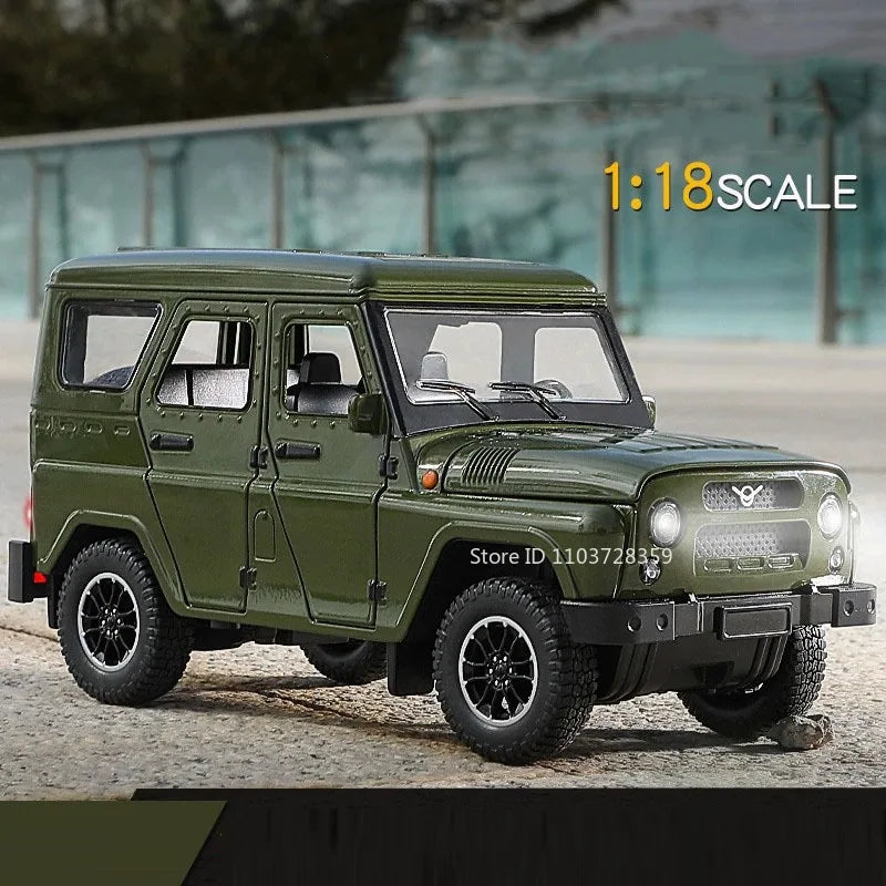 Russian Vehicle UAZ Hunter 1:18 Scale Diecast Model - Ethnika-Time