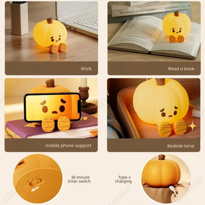 Gloomy Pumpkin Halloween Lamp - Ethnika-Time