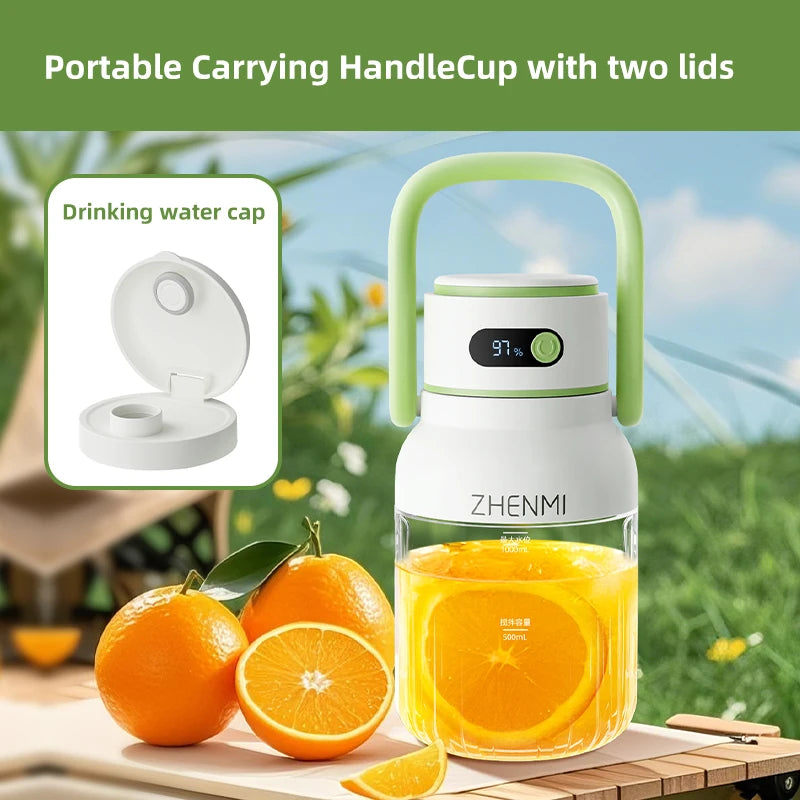 Zhenmi Portable Rechargeable Juicer - Ethnika-Time